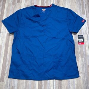 Dickies EDS Signature Deep Teal Scrub Uniform Shirt Women’s Medium NWT